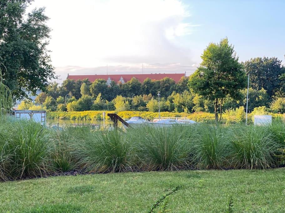 Art Marina Nad Rzeka Z Bezplatnym Parkingiem Breslávia Exterior foto